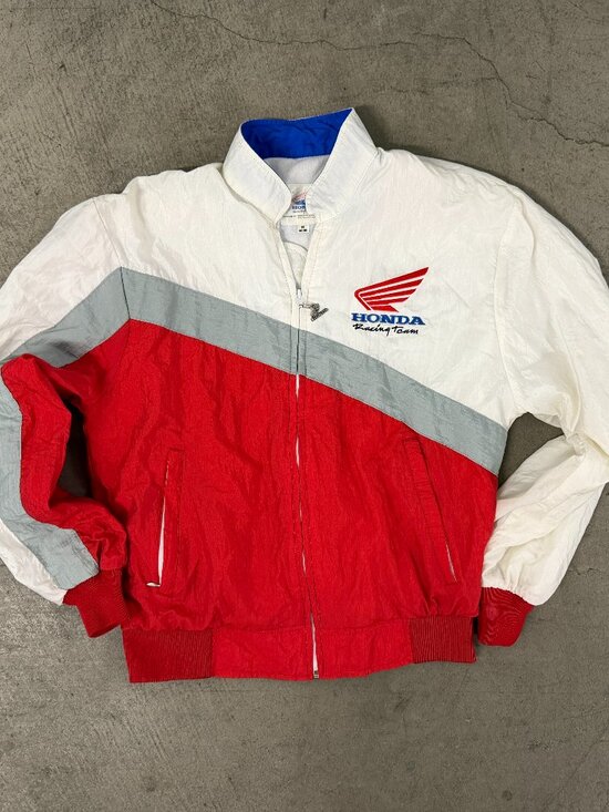 Honda Other - Vintage 80s/90s Honda Racing Team Tricolor Windbreaker Jacket